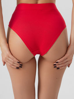 Цена за 2 штуки! Трусы макси женские красные - Mark formelle фото 4