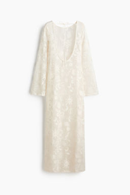 Vestido de rejilla con motivos decorativos - H&m фото 5