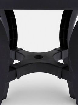 Стол садовый «Атлант», 80×80×76.5 см, квадратный, пластиковый, цвет графитовый