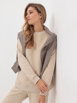 Свитшот женский KATHARINA KROSS KK-SK-008K-св.бежевый  фото 7