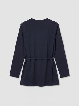 Bisiklet Yaka Soft Touch Kad?n Sweatshirt Tunik