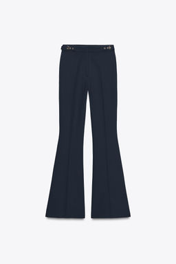 FLARE TROUSERS WITH BUCKLES - Zara фото 6