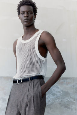 Camiseta sin mangas en malla - H&m фото 2