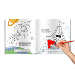 Раскраска с заданиями арт. 49110 /10 ЕДЕМ, ПЛЫВЕМ, ЛЕТИМ