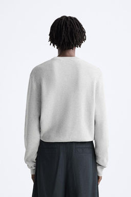 BASIC TEXTURED SWEATER - Zara фото 15