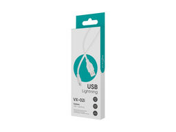 Кабель Lightning - USB, 1 м, "Vixion VX-02i" (GS-00028530) белый, 2.4А