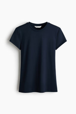 Camiseta entallada de microfibra