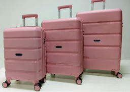 Набор из 3-х чемоданов 11192 Пыльно-розовый