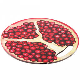 Доска разделочная деревянная Гранат д25,5см, h0,6см, фанера (Россия) - Домашняя мода фото 2