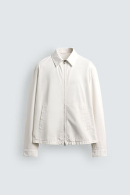 SOBRECAMISA REGULAR FIT CREMALLERA / Piedra - Zara фото 7
