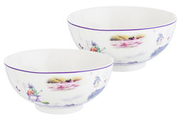 Набор 2 салатников - 15*15*7 см 700 мл Лаванда NEW BONE CHINA - Elan gallery фото 9