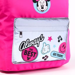 Рюкзак со светоотражающим карманом, 30 см х 15 см х 40 см Мышка, Минни Маус - Disney фото 4