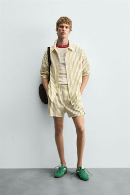 STRIPED SHIRT WITH POCKET - Zara фото 9