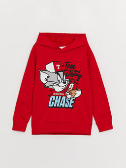 Tom ve Jerry Bask?l? Erkek ?ocuk Hoodie