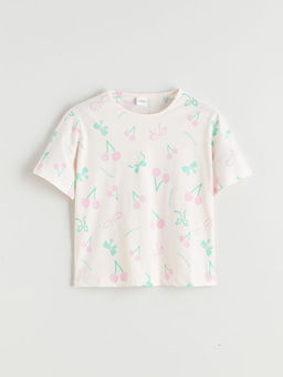 Desenli K?z ?ocuk ?ortlu Pijama Tak?m?