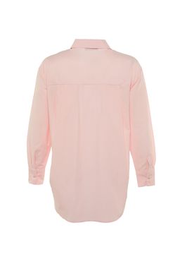 TRENDYOLMILLA Beyaz Tek Cepli Boyfriend/Genis Kal?p Pamuklu Dokuma Gomlek TWOAW20GO0115 фото 17