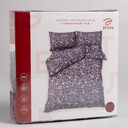 Постельное белье Этель дуэт Сумрачный сад 143х215см-2шт,220х240см,70х70см-2шт.  фото 6