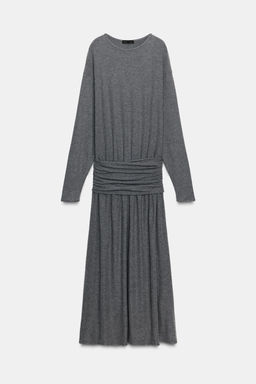 SOFT DRESS WITH WAISTBAND