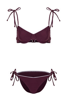 M_rd_m Kapl_ Brazilian Klora&Suya Dayan_kl_ Uzun _m_rl_ LYCRA®XTRA LIFE Bikini Tak_m_ TBESS25BT00073