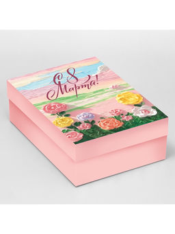 Коробка складная «С 8 Марта!», 30×20×9 см