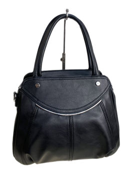 Женская сумка из искусственной кожи, цвет черный