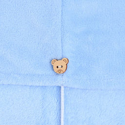 Полотенце-чалма для сушки волос Этель цвет голубой, 65*25 см, 100% п/э  фото 2