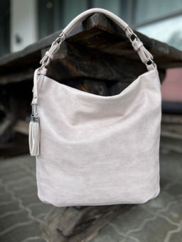 Женская сумка хобо из эко кожи 0012 Розовый