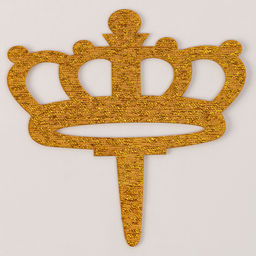 Набор для украшения Топпер Корона, набор свечей 10 шт., цвет МИКС - Simaland фото 3