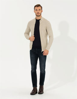Kum Melanj Slim Fit Fermuarl_ Triko H_rka - Pierre cardin фото 4