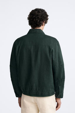 100% LINEN JACKET - Zara фото 3