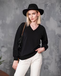 Свитшот с V-образным вырезом 93.4 - Elena sorti фото 11