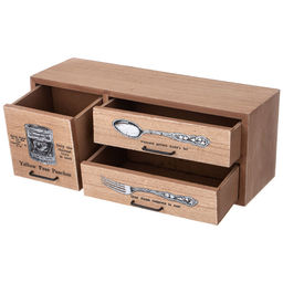 Шкатулка для кухонных аксессуаров Lefard 30×11×11,5 см МДФ металл  фото 2