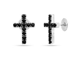 Серьги из серебра куб.циркон., ЛС30чр216