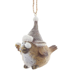 Фигурка декоративная подвесная "Птичка", L5 W5,5 H5 см, 2в.