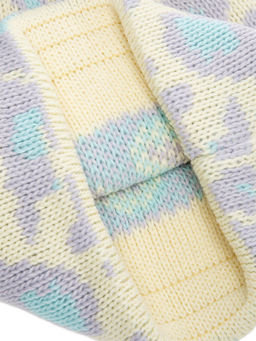 Шапка жен. шерсть+акр LB-BR55025 yellow/mint - Labbra фото 5