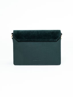 Сумка замшевая через плечо Deboro 30574 форест