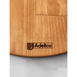 Подставка деревянная для пирожных и фруктов Adelica, d=32, d=26 см, d=20 см, высота 37 см, массив берёзы, пропитано маслом  фото 4