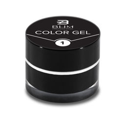 BHM Professional Гель-краска с липким слоем, черный, 5 мл 1  фото 3