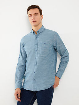 Regular Fit Uzun Kollu Poplin Erkek G?mlek