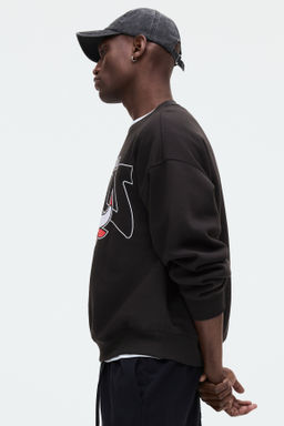 Sudadera con estampado Oversized Fit - H&m фото 11