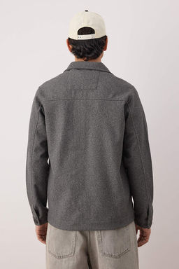 Antrasit Regular Erkek Mont TMNAW26MO00033 - Trendyolmilla фото 26