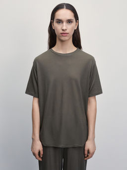 Топ прямого кроя с коротким рукавом / Zarina  фото 3