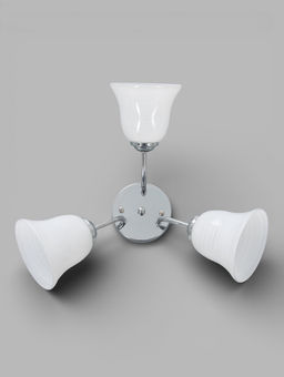 Люстра ЭкономСвет 20130/3CR, 3×40 Вт, E27, 50×50×20 см, цвет хром