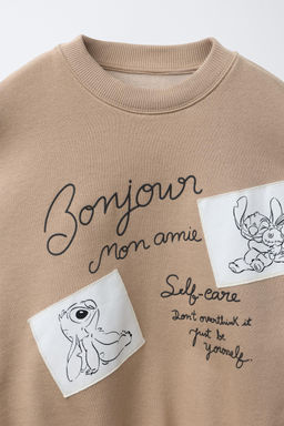 LILO & STITCH  DISNEY PATCH SWEATSHIRT - Zara фото 3