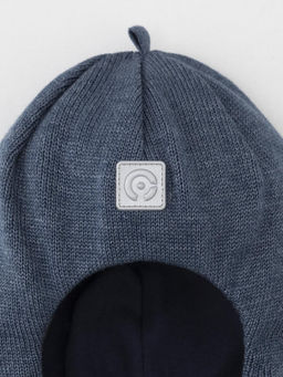 Crockid _ КВ 20268/25/джинсовый меланж шапка-шлем дет  фото 2