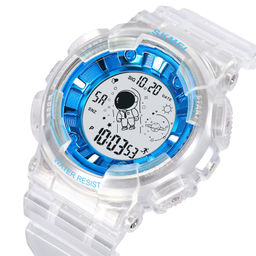 Часы наручные Skmei мужские электронные спортивные 2035white-blue