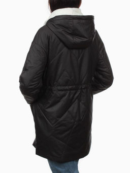 M24-096 BLACK Куртка демисезонная женская (100 гр. холлофайбер) - Fashion фото 8