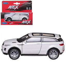 Welly. Машинка 1:38 "Range Rover Evoque" металл, пруж. мех., арт.43649W-W белый