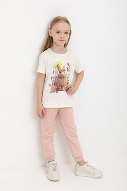 CROCKID дымчатая роза брюки для дев