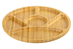 Менажница бамбуковая 25,5*25,5*1,8 см 6 секций - Elan gallery фото 6